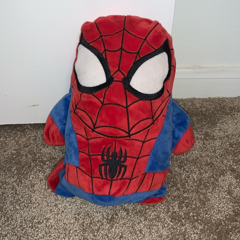 Cubcoats Transforming 2 in 1 Toddler Marvel's Spider Man Stuffed Animal Hoodie